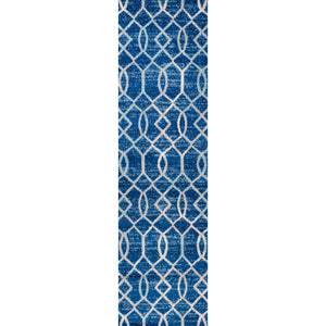 Asilah Ogee Fretwork Runner Rug