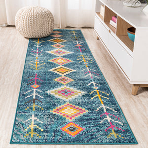 Tribal-Love-Geometric-Runner-Rug-Runner-Rugs