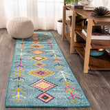 Tribal Love Geometric Runner Rug