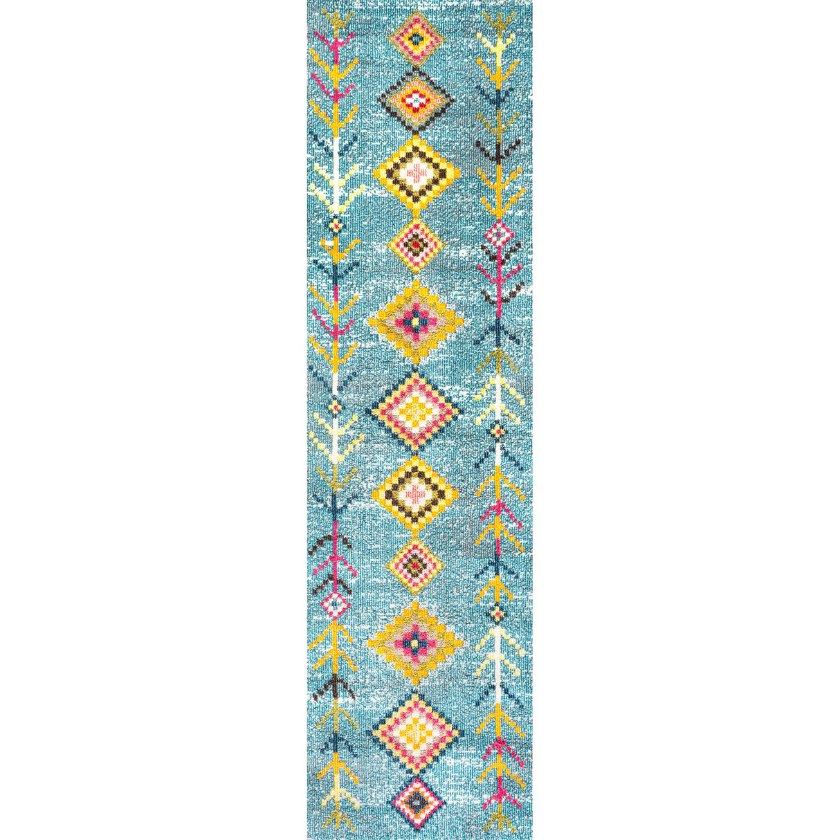 Tribal Love Geometric Runner Rug