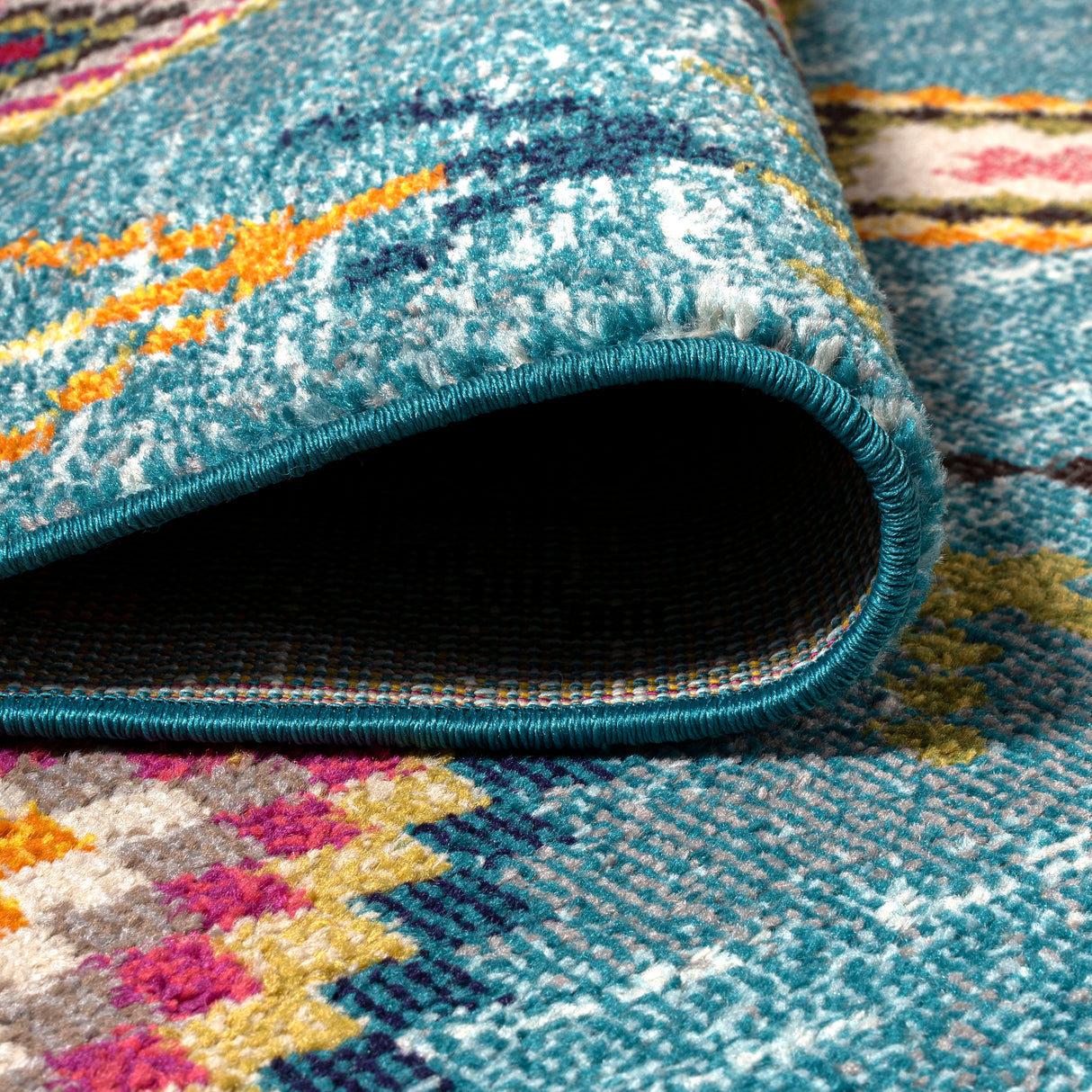 Tribal Love Geometric Runner Rug
