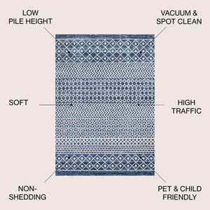 Arta Moroccan Vintage Geometric Area Rug