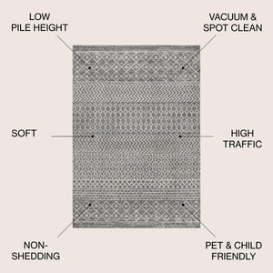 Arta Moroccan Vintage Geometric Area Rug