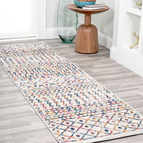 Arta Moroccan Vintage Geometric Runner Rug