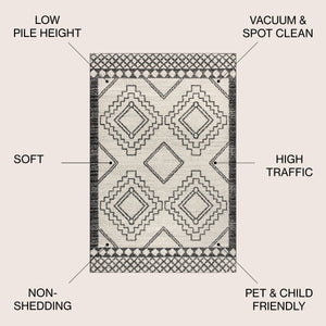 Amir Moroccan Beni Souk Area Rug - 5 Colors Available