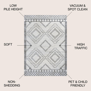 Amir Moroccan Beni Souk Area Rug - 5 Colors Available