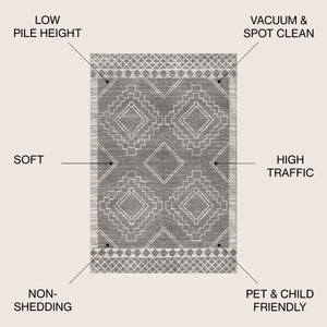 Amir Moroccan Beni Souk Area Rug - 5 Colors Available