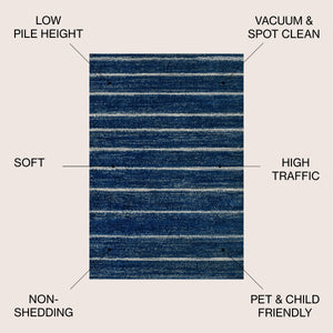 Williamsburg Minimalist Stripe Area Rug