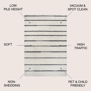 Williamsburg Minimalist Stripe Area Rug