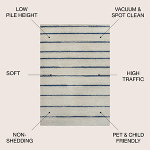 Williamsburg Minimalist Stripe Area Rug