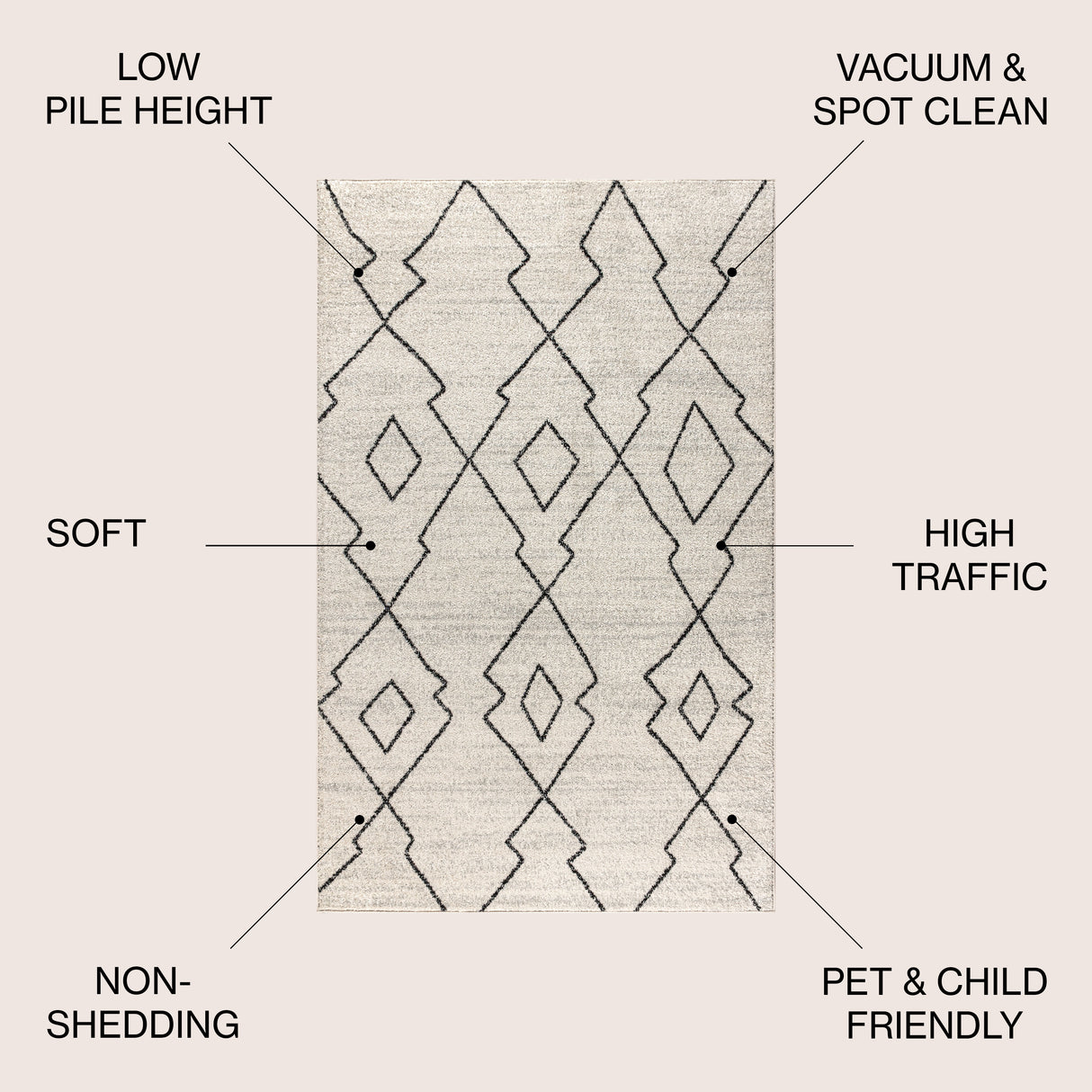 Alia Moroccan Beni Souk Area Rug