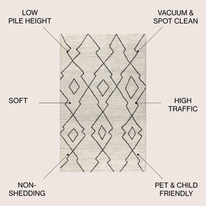 Alia Moroccan Beni Souk Area Rug