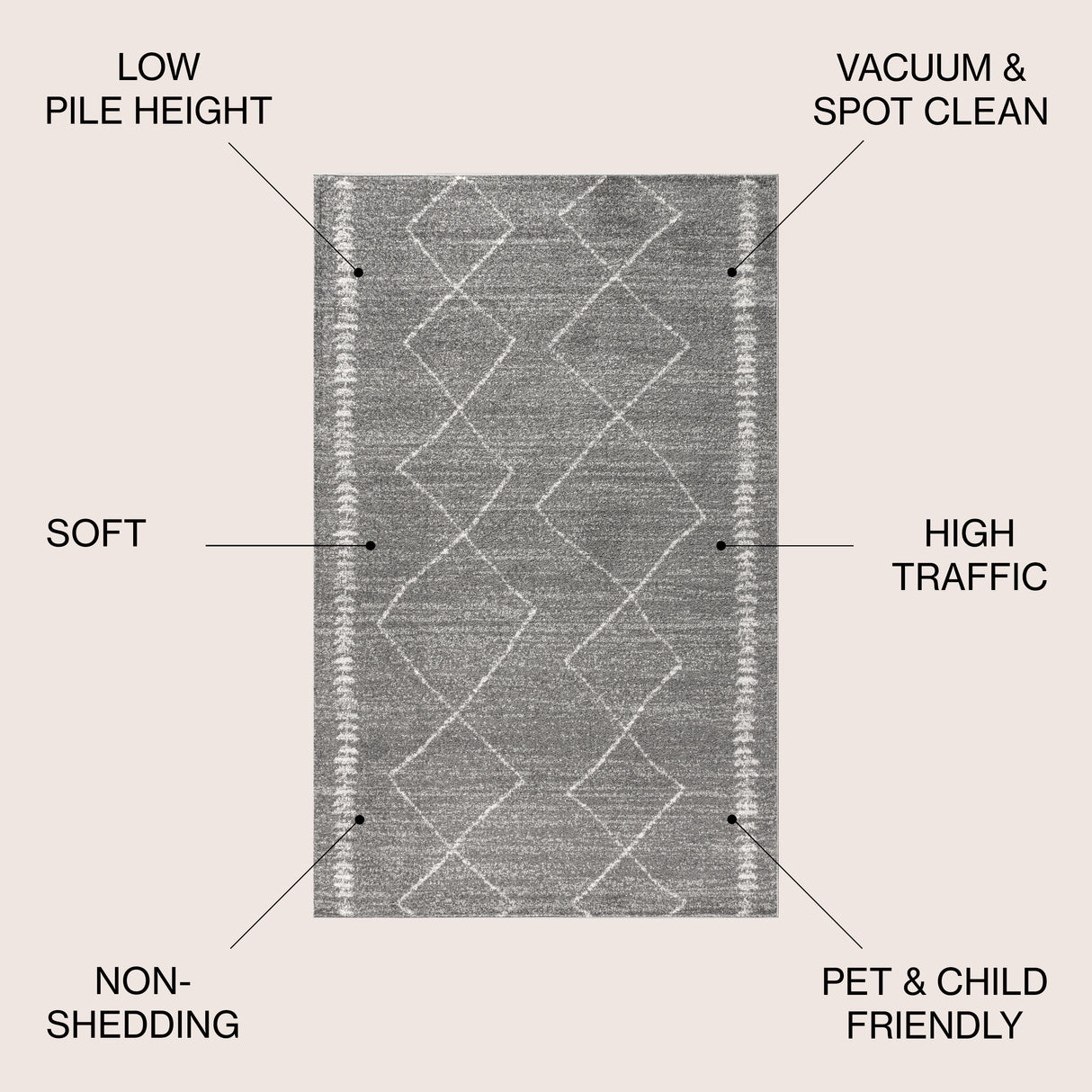 Zaina Moroccan Beni Souk Area Rug