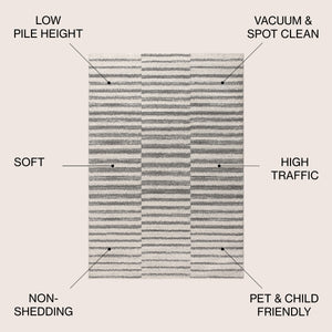 Lyla Offset Stripe Area Rug