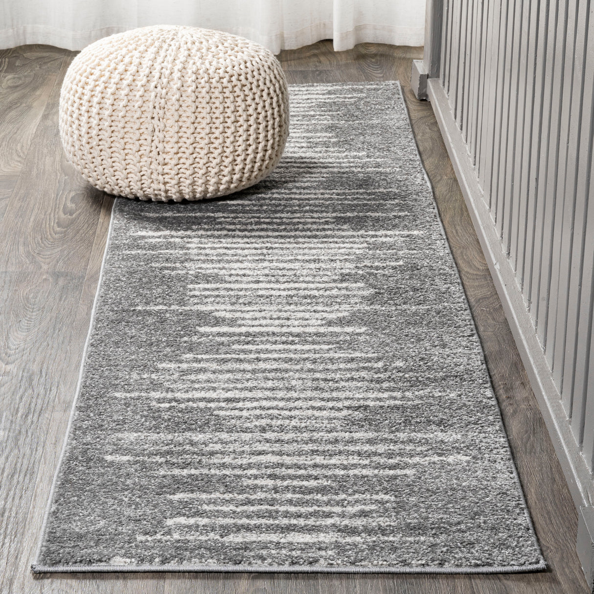 Aya Berber Stripe Geometric Runner Rug