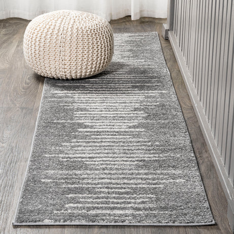 Aya Berber Stripe Geometric Runner Rug