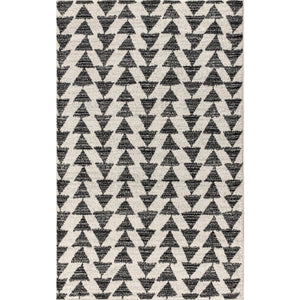 Aisha Moroccan Triangle Geometric Area Rug