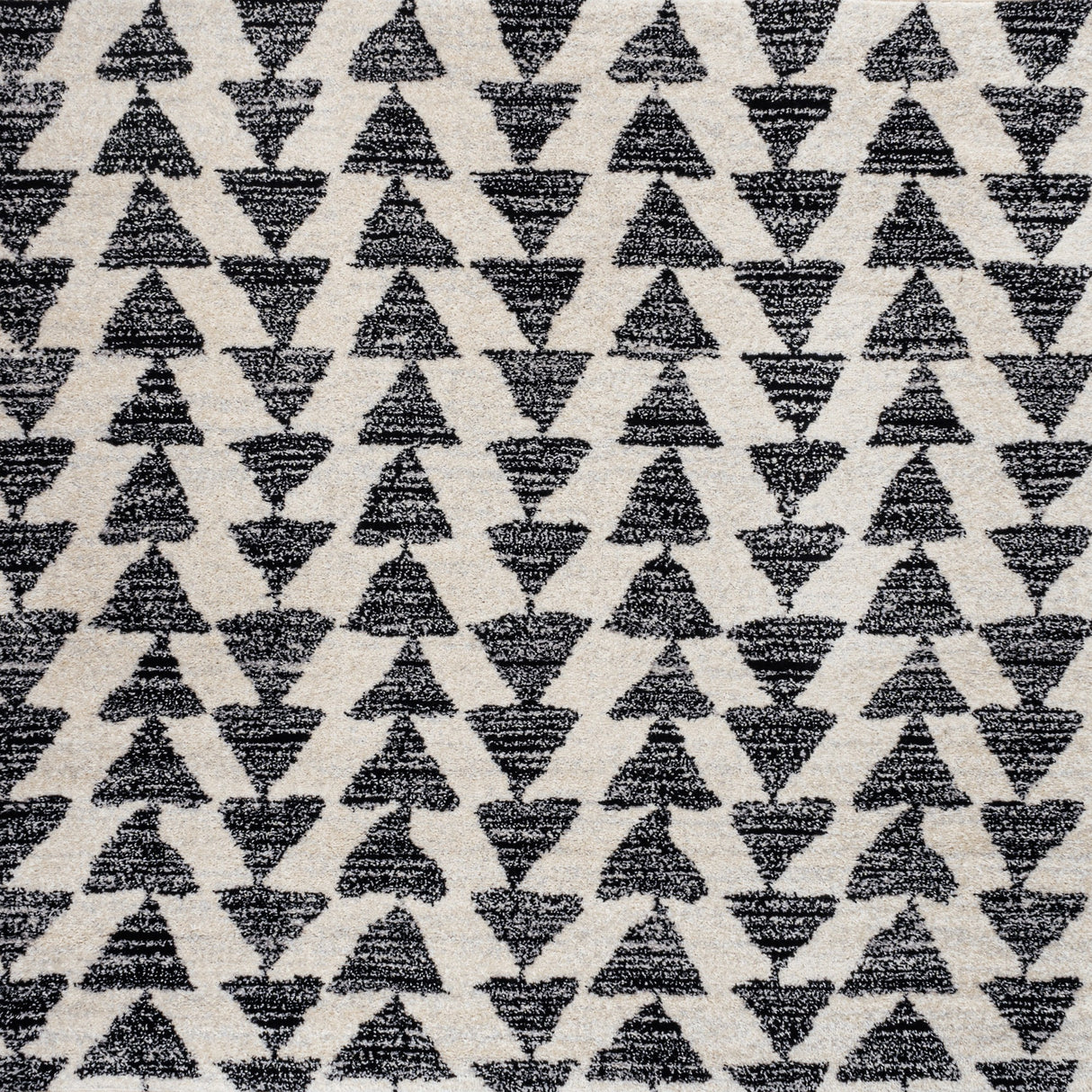 Aisha Moroccan Triangle Geometric Square Area Rug