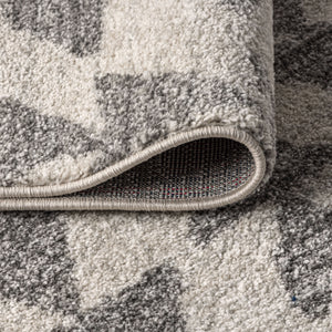 Aisha Moroccan Triangle Geometric Square Area Rug