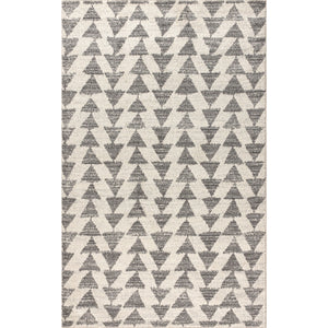 Aisha Moroccan Triangle Geometric Area Rug