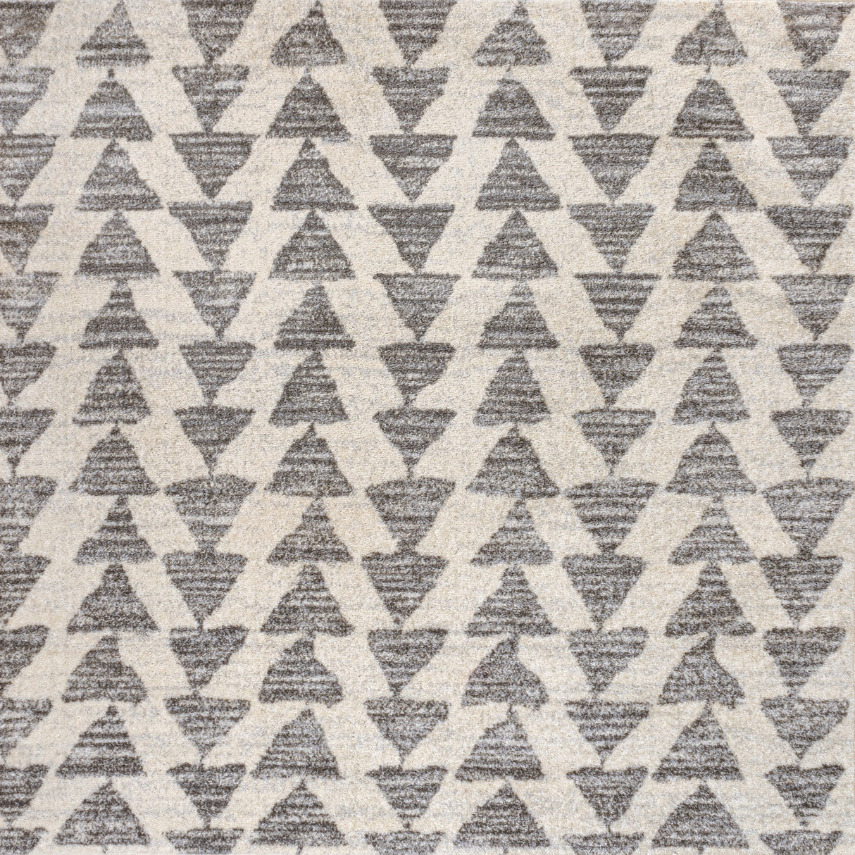 Aisha Moroccan Triangle Geometric Square Area Rug