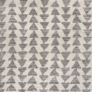 Aisha Moroccan Triangle Geometric Square Area Rug