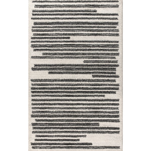 Khalil Modern Berber Stripe Area Rug