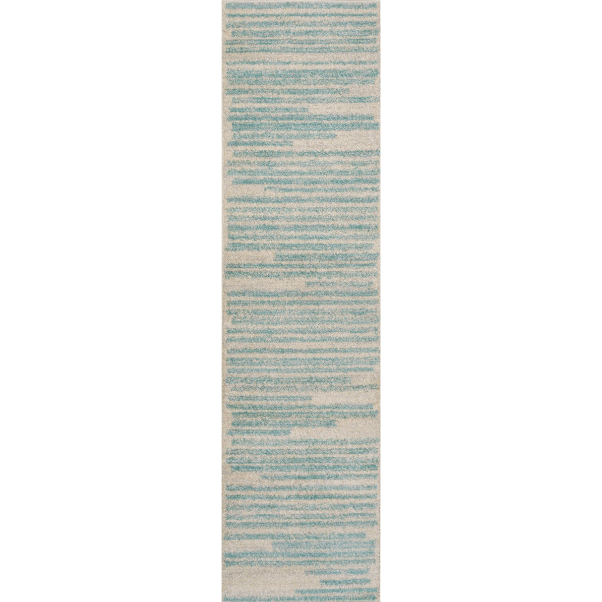 Khalil Modern Berber Stripe Runner Rug