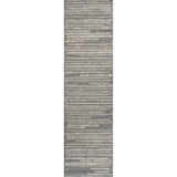 Khalil Modern Berber Stripe Runner Rug