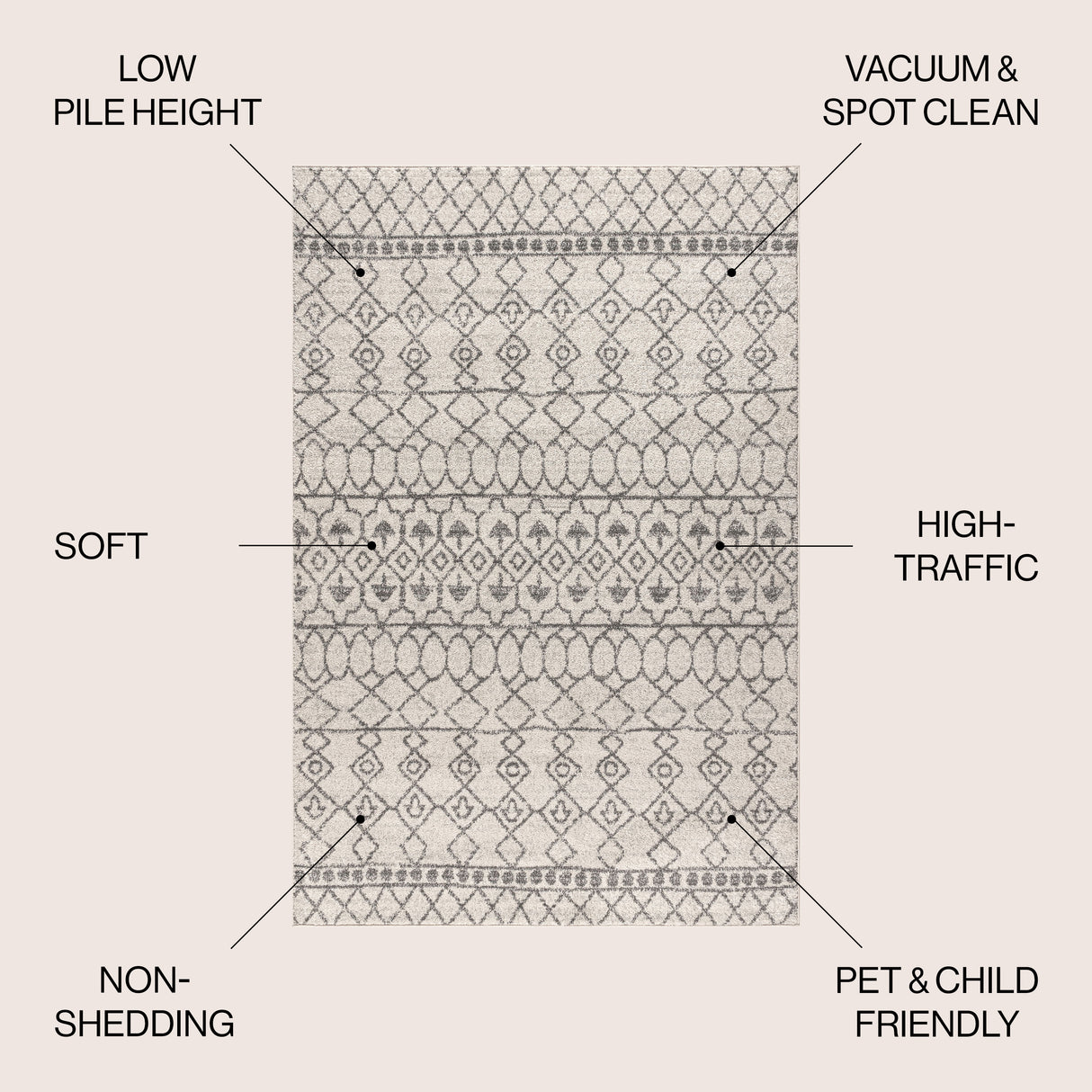 Izil Moroccan Beni Souk Area Rug