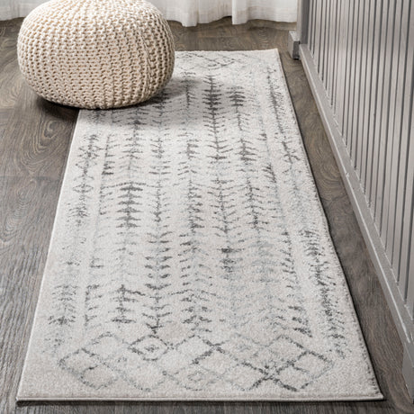 Ziri Moroccan Geometric Runner Rug