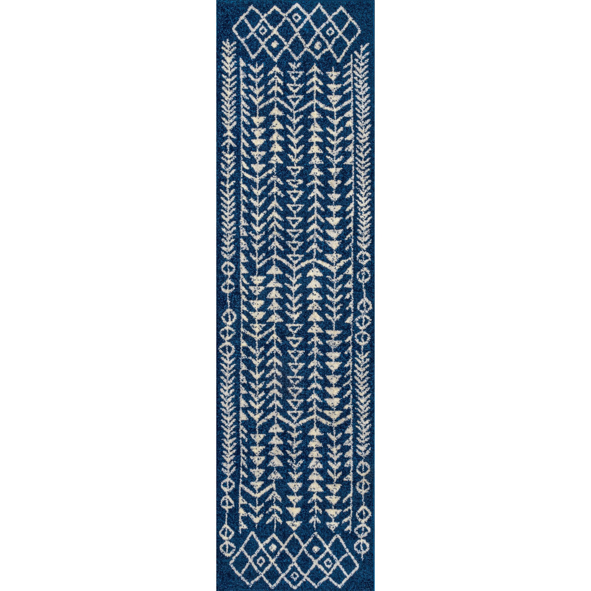 Ziri Moroccan Geometric Runner Rug