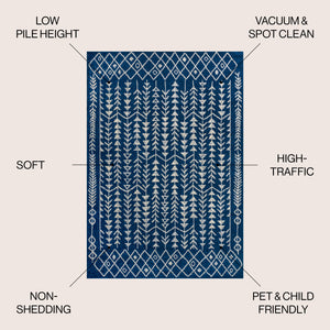 Ziri Moroccan Geometric Area Rug