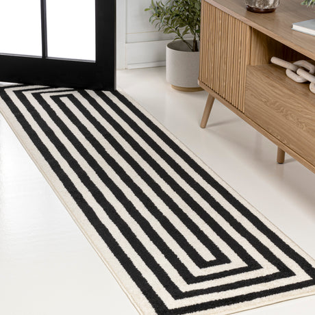 Bandol-Modern-Classic-Mitre-Stripe-Runner-Rug-Runner-Rugs