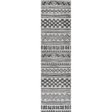 Imlil Tribal Geometric Stripe Runner Rug