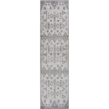Idris Tribal Diamond Geometric Runner Rug