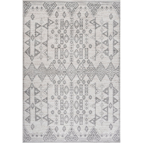 Idris Tribal Diamond Geometric Area Rug