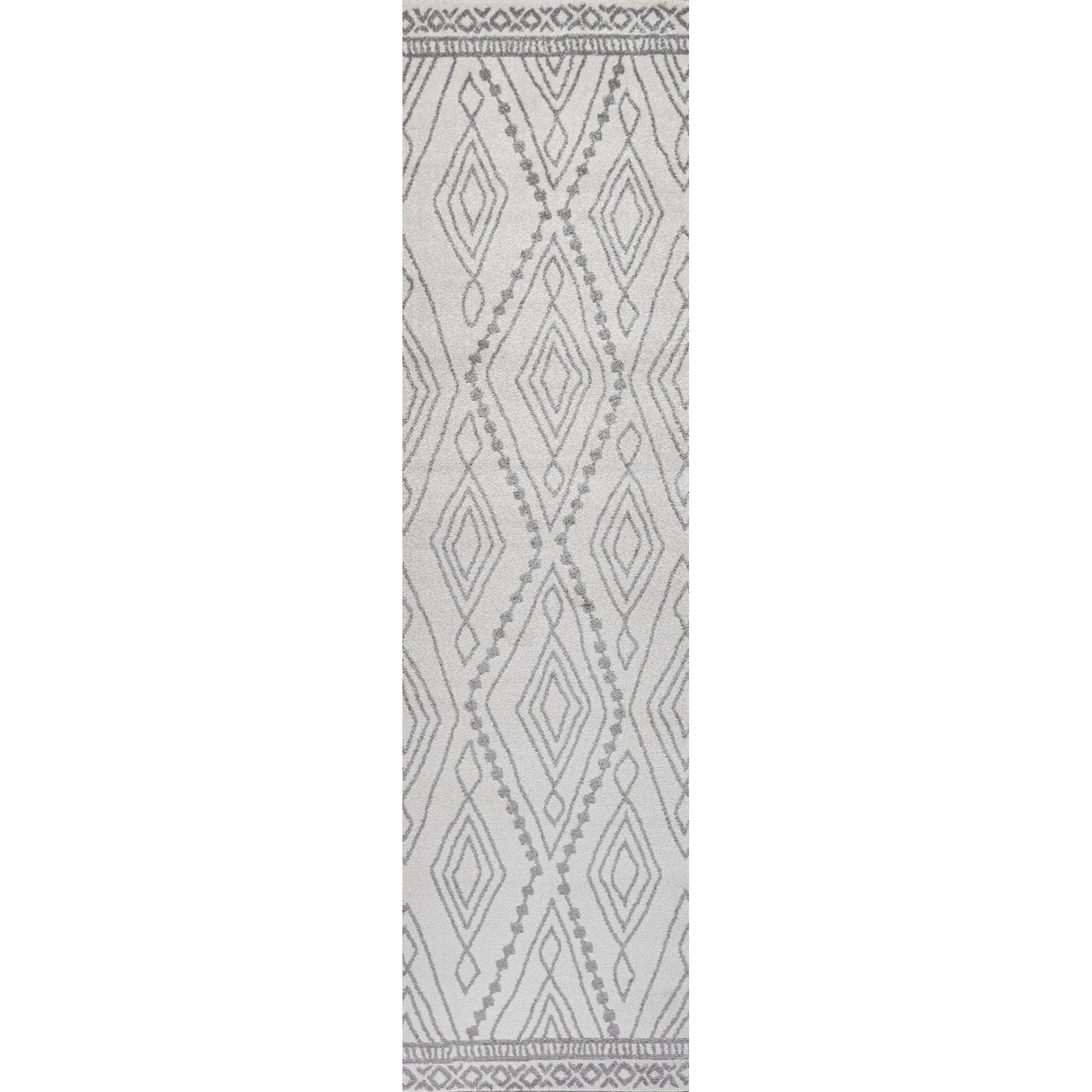 Rih Moroccan Style Diamond Runner Rug