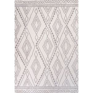 Rih Moroccan Style Diamond Area Rug