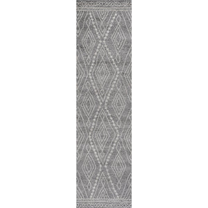 Rih Moroccan Style Diamond Runner Rug