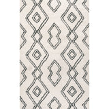 Deia Moroccan Style Diamond Shag Area Rug