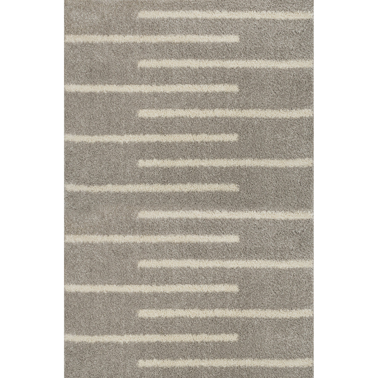 Alaro Berber Stripe Shag Area Rug