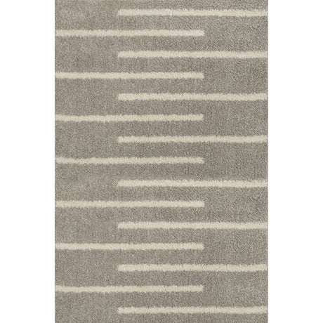 Alaro Berber Stripe Shag Area Rug