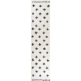Cristo Berber Geometric Shag Runner Rug