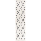 Catala Moroccan Diamond Shag Runner Rug