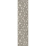 Catala Moroccan Diamond Shag Runner Rug