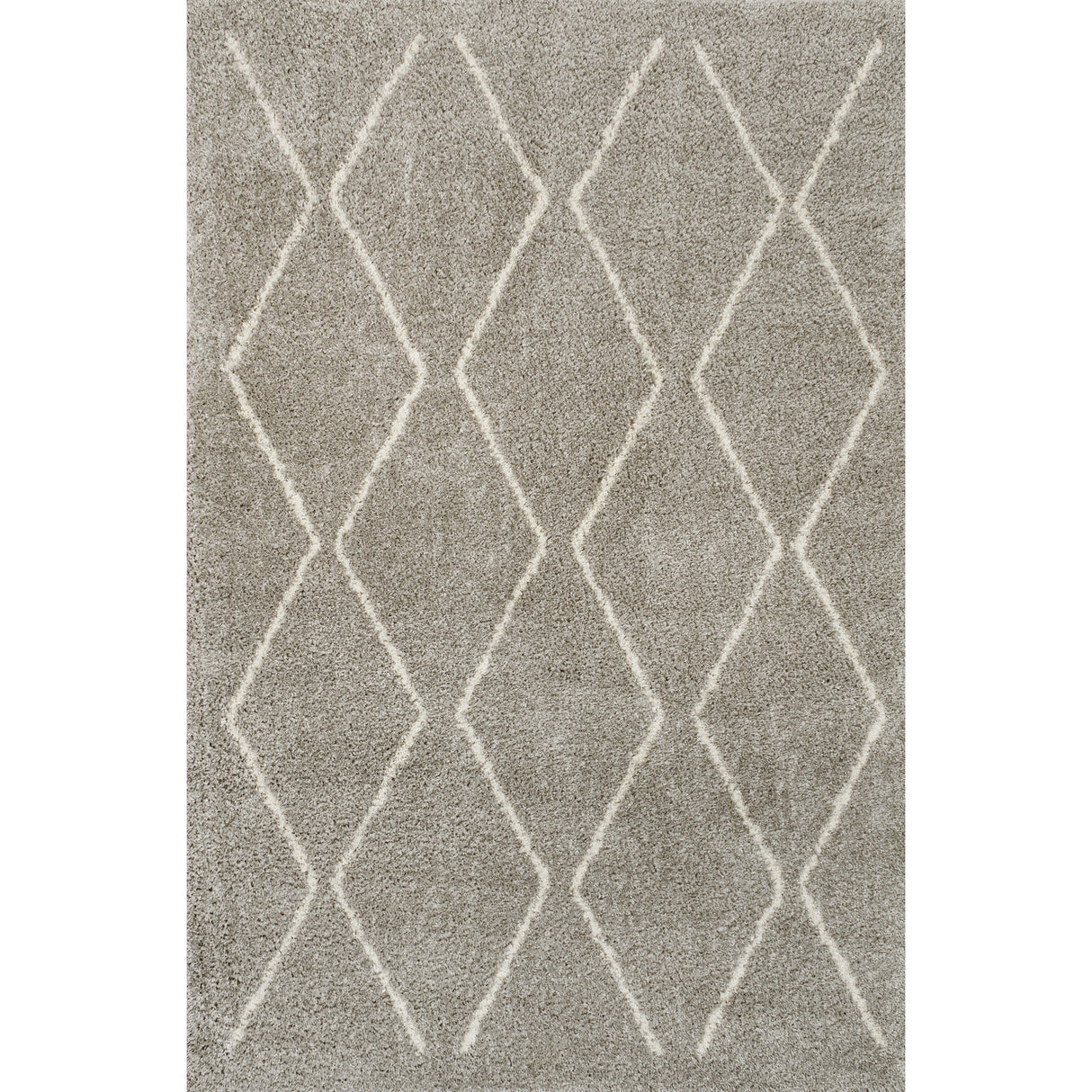 Catala Moroccan Diamond Shag Area Rug