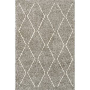 Catala Moroccan Diamond Shag Area Rug