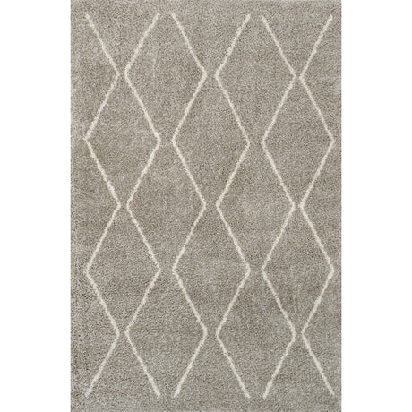 Catala Moroccan Diamond Shag Area Rug