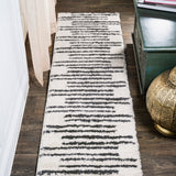 Petra-Stripe-Geometric-Shag-Runner-Rug-Runner-Rugs